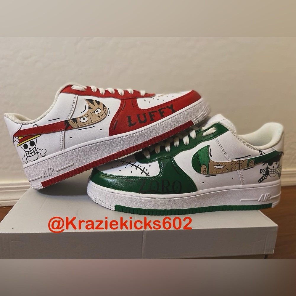 Custom Air Force 1 “one piece” men size 10.5